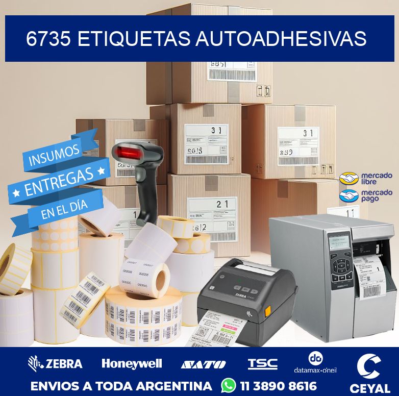 6735 ETIQUETAS AUTOADHESIVAS