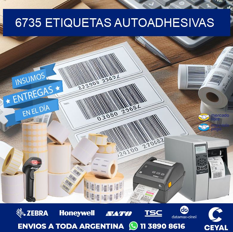 6735 ETIQUETAS AUTOADHESIVAS