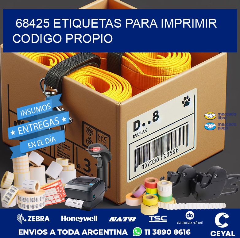 68425 ETIQUETAS PARA IMPRIMIR CODIGO PROPIO