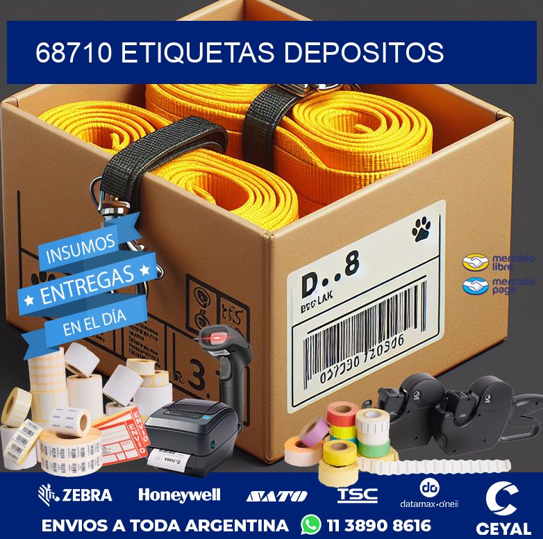 68710 ETIQUETAS DEPOSITOS
