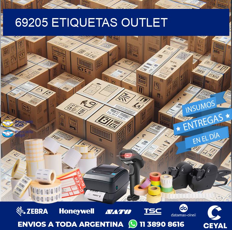 69205 ETIQUETAS OUTLET