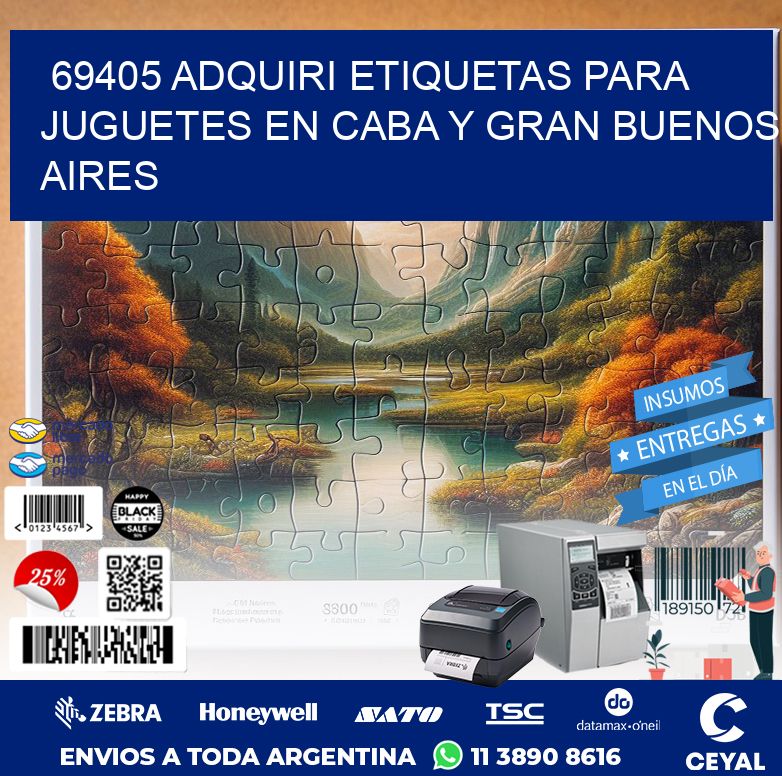 69405 ADQUIRI ETIQUETAS PARA JUGUETES EN CABA Y GRAN BUENOS AIRES