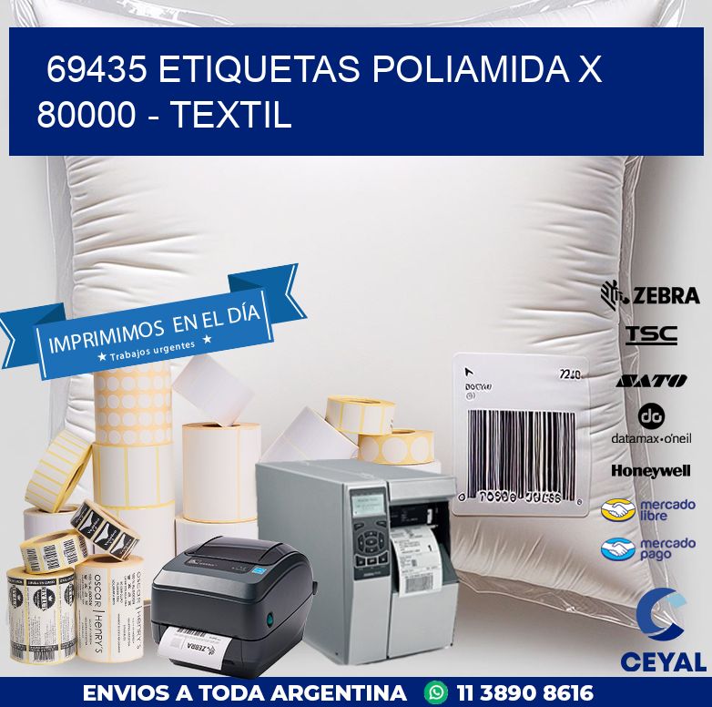 69435 ETIQUETAS POLIAMIDA X 80000 – TEXTIL