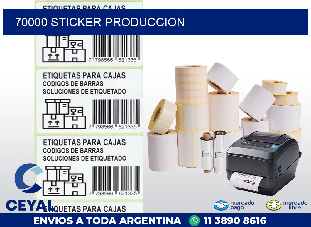 70000 STICKER PRODUCCION