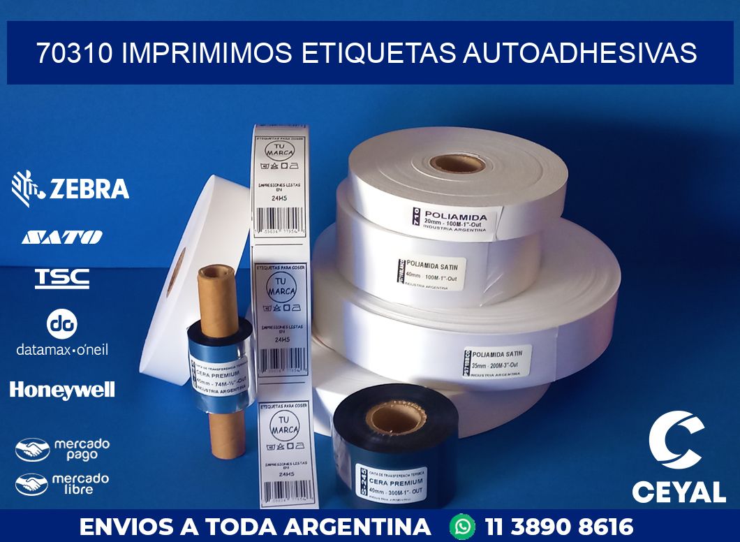 70310 IMPRIMIMOS ETIQUETAS AUTOADHESIVAS