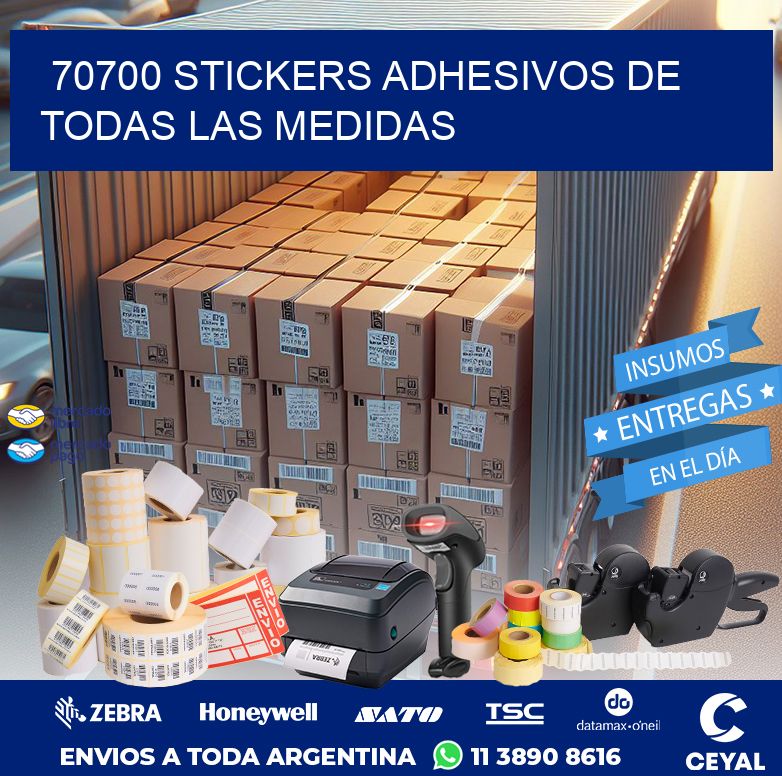 70700 STICKERS ADHESIVOS DE TODAS LAS MEDIDAS