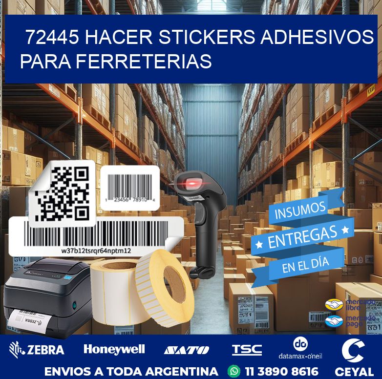 72445 HACER STICKERS ADHESIVOS PARA FERRETERIAS