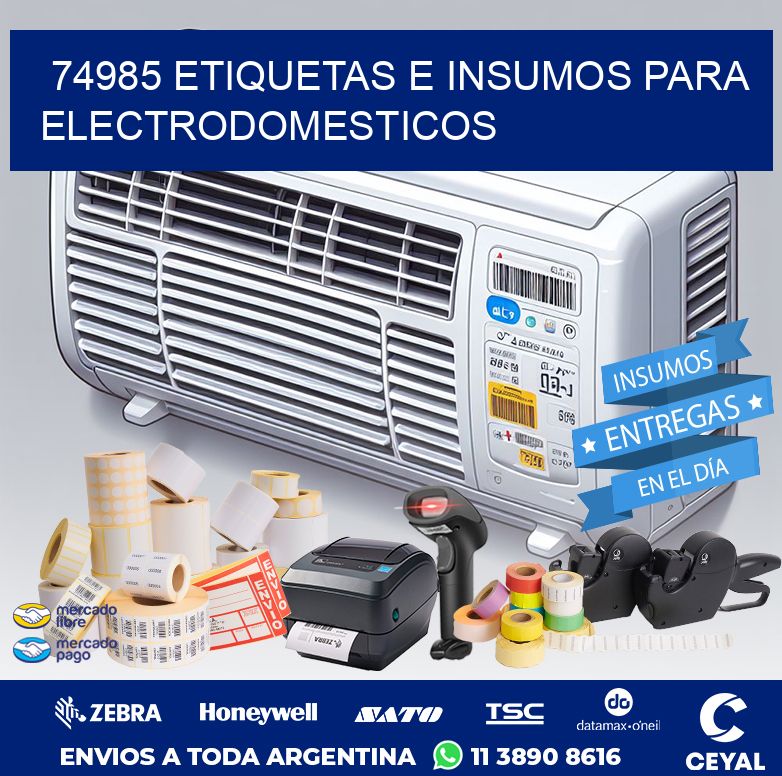 74985 ETIQUETAS E INSUMOS PARA ELECTRODOMESTICOS
