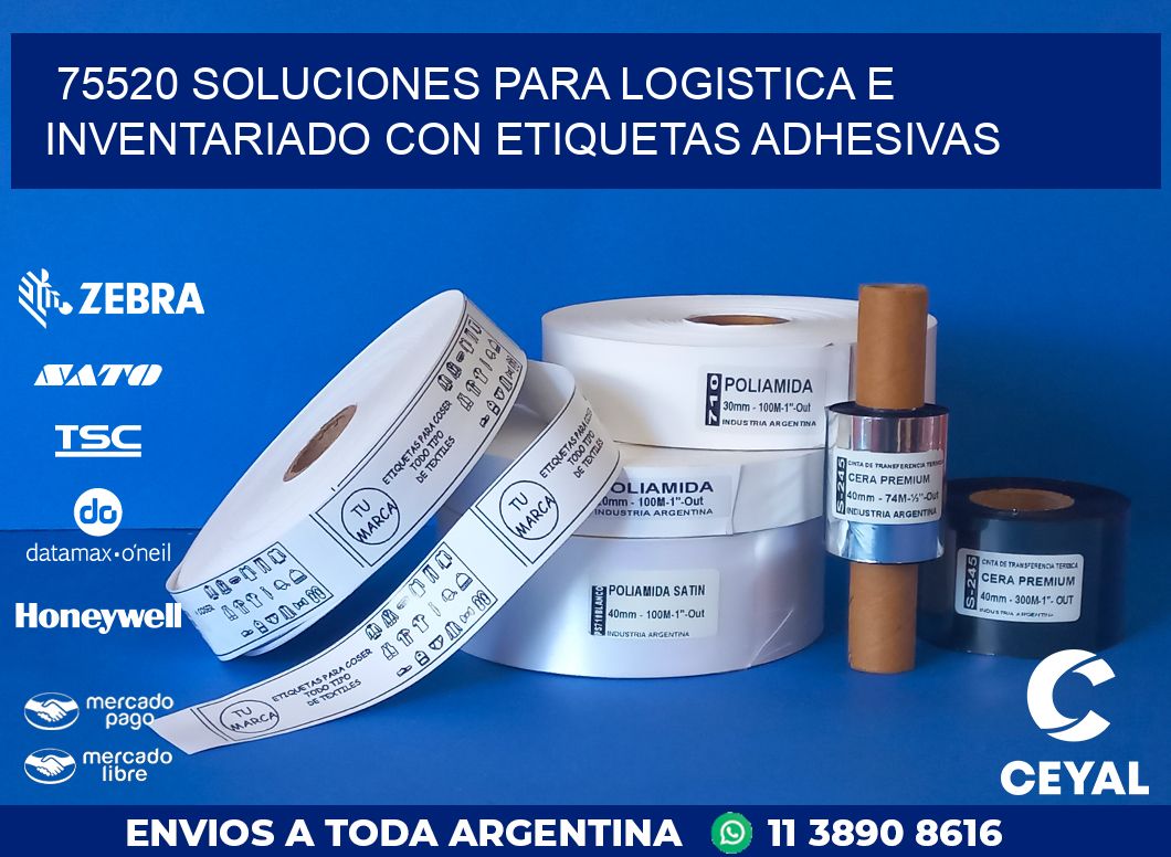 75520 SOLUCIONES PARA LOGISTICA E INVENTARIADO CON ETIQUETAS ADHESIVAS