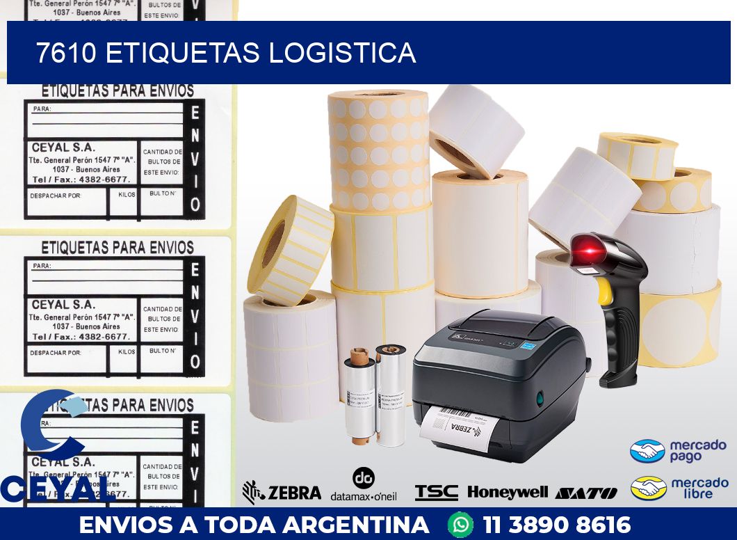 7610 ETIQUETAS LOGISTICA