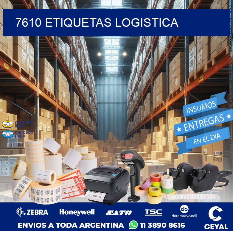 7610 ETIQUETAS LOGISTICA