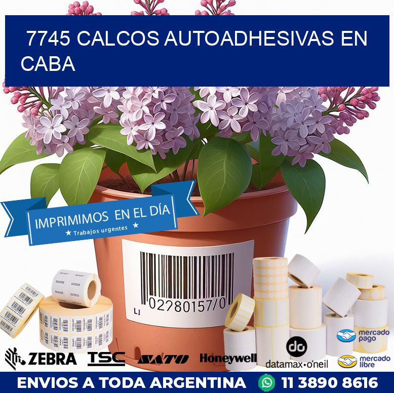 7745 CALCOS AUTOADHESIVAS EN CABA