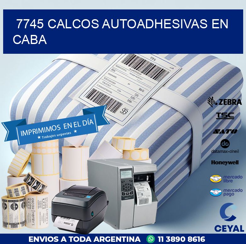 7745 CALCOS AUTOADHESIVAS EN CABA