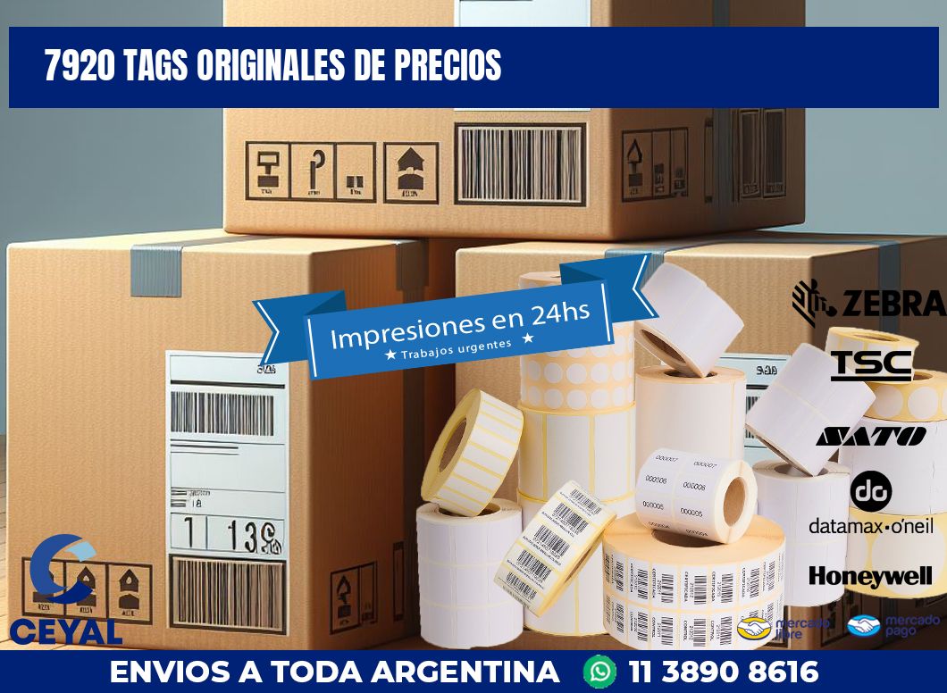 7920 TAGS ORIGINALES DE PRECIOS