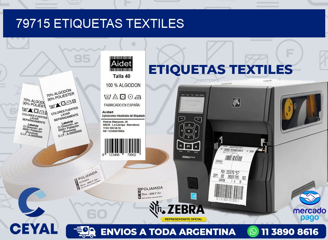 79715 ETIQUETAS TEXTILES