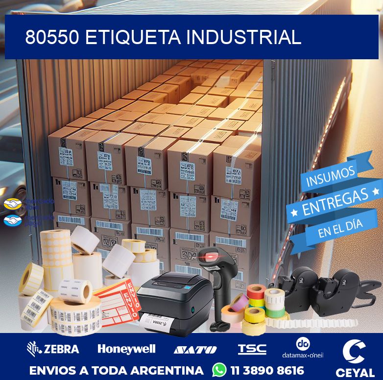 80550 ETIQUETA INDUSTRIAL