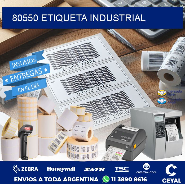 80550 ETIQUETA INDUSTRIAL