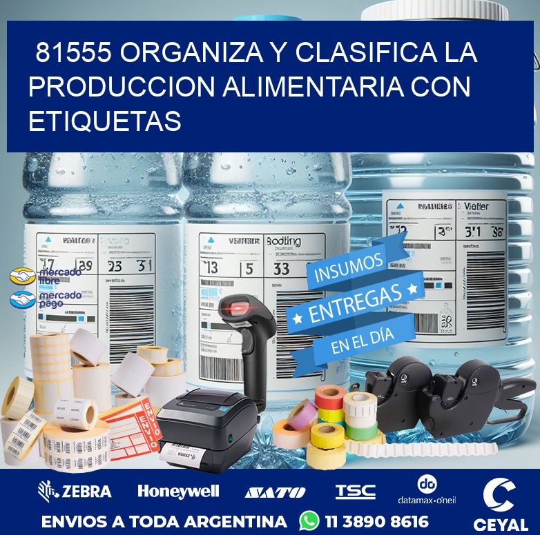 81555 ORGANIZA Y CLASIFICA LA PRODUCCION ALIMENTARIA CON ETIQUETAS