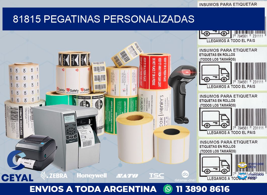 81815 PEGATINAS PERSONALIZADAS