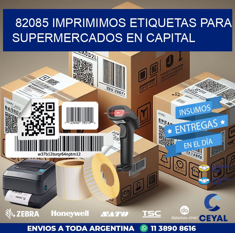82085 IMPRIMIMOS ETIQUETAS PARA SUPERMERCADOS EN CAPITAL