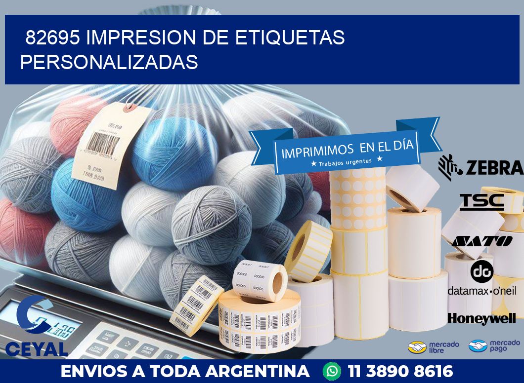 82695 IMPRESION DE ETIQUETAS PERSONALIZADAS