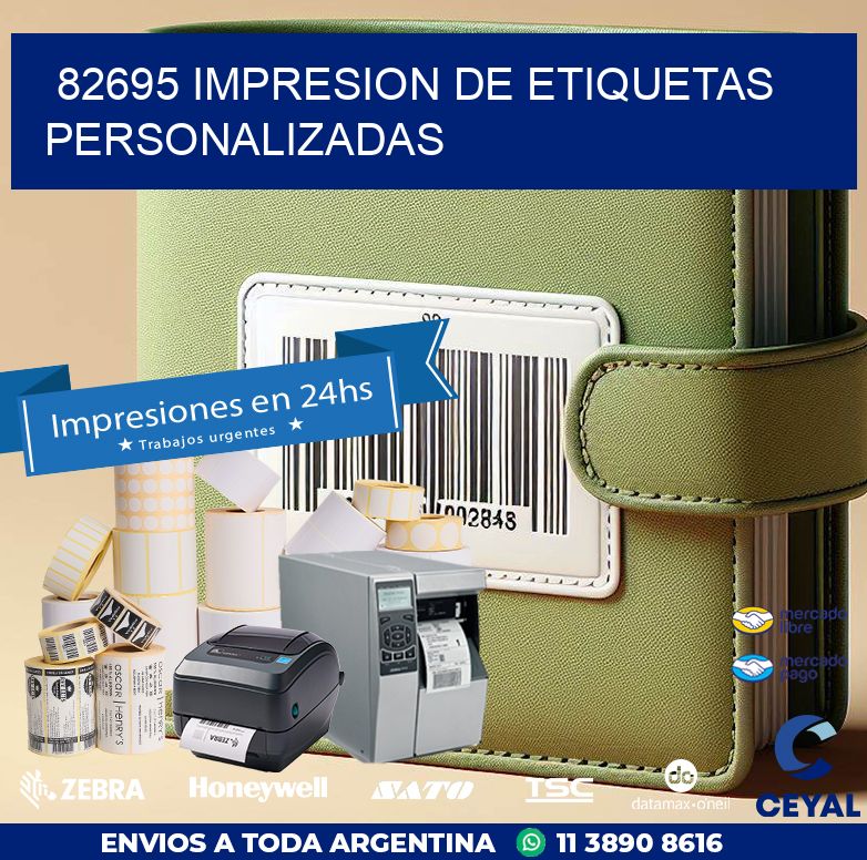 82695 IMPRESION DE ETIQUETAS PERSONALIZADAS
