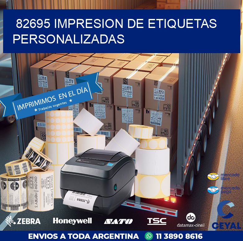 82695 IMPRESION DE ETIQUETAS PERSONALIZADAS