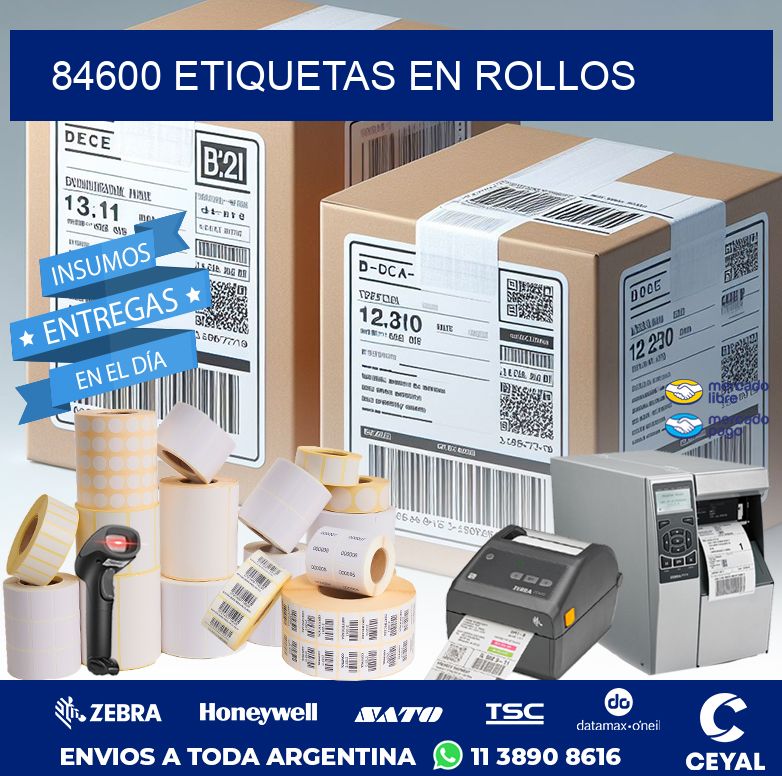 84600 ETIQUETAS EN ROLLOS