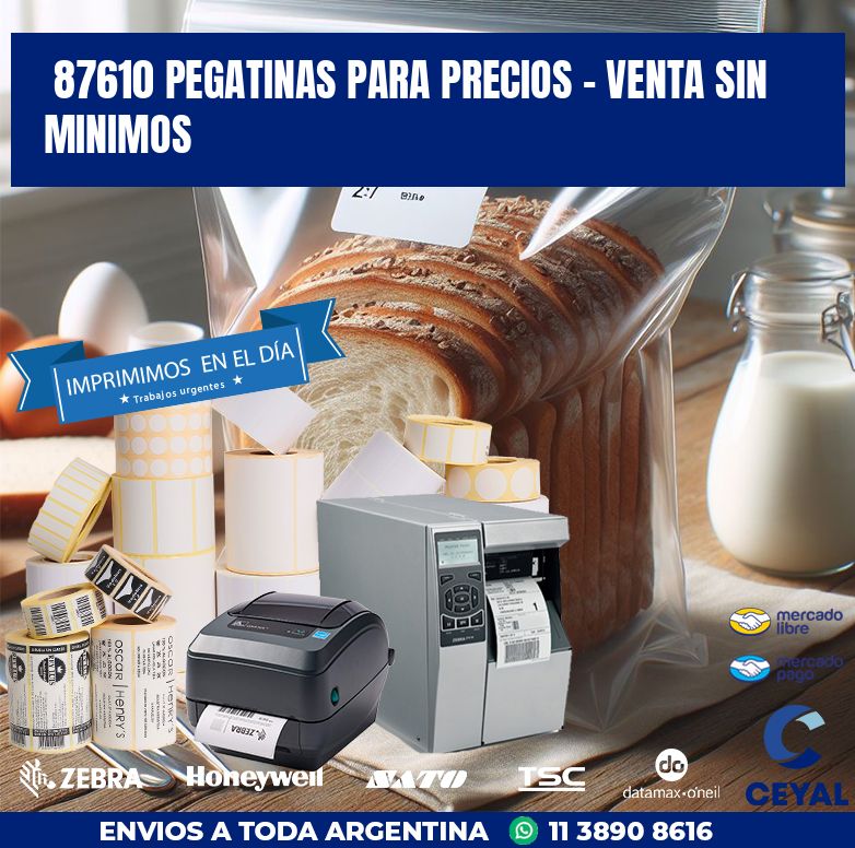 87610 PEGATINAS PARA PRECIOS - VENTA SIN MINIMOS