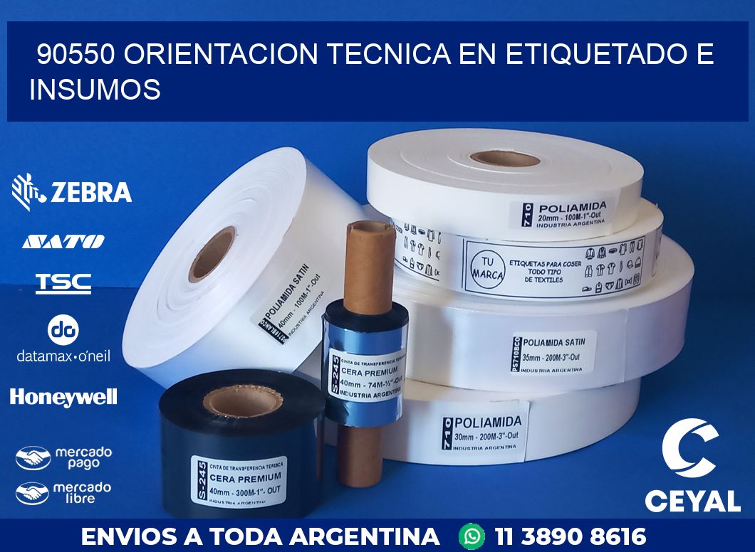 90550 ORIENTACION TECNICA EN ETIQUETADO E INSUMOS