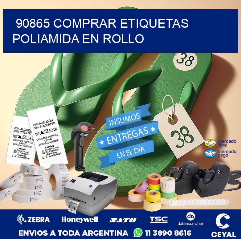 90865 COMPRAR ETIQUETAS POLIAMIDA EN ROLLO