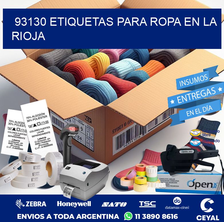 93130 ETIQUETAS PARA ROPA EN LA RIOJA