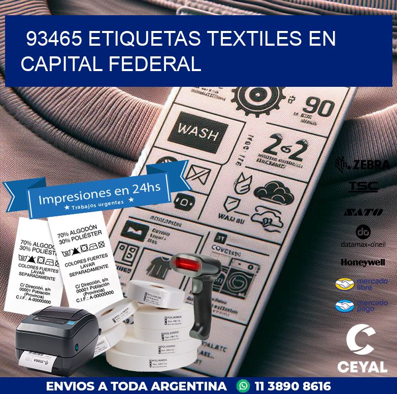 93465 ETIQUETAS TEXTILES EN CAPITAL FEDERAL
