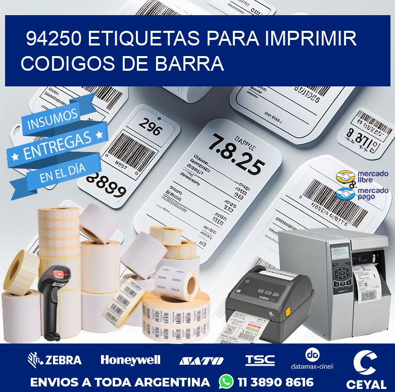 94250 ETIQUETAS PARA IMPRIMIR CODIGOS DE BARRA
