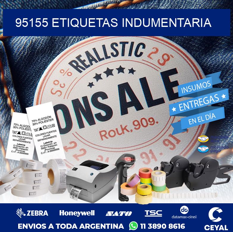 95155 ETIQUETAS INDUMENTARIA