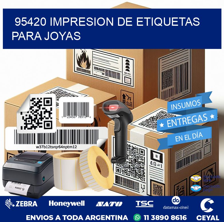 95420 IMPRESION DE ETIQUETAS PARA JOYAS