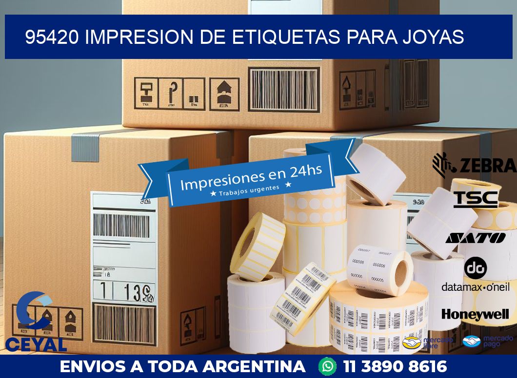 95420 IMPRESION DE ETIQUETAS PARA JOYAS