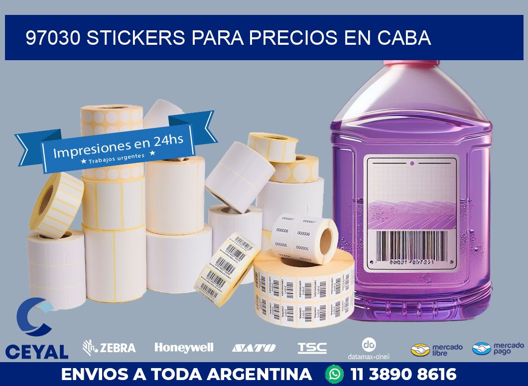 97030 STICKERS PARA PRECIOS EN CABA
