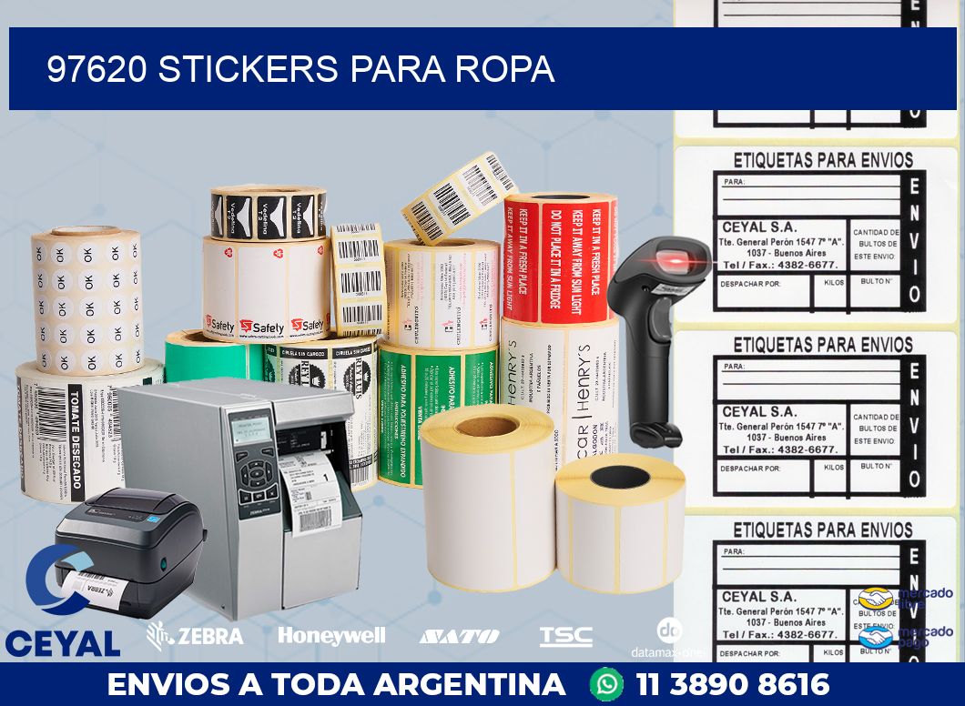 97620 STICKERS PARA ROPA