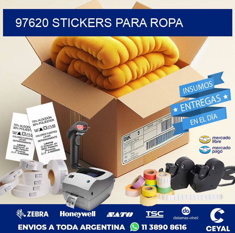 97620 STICKERS PARA ROPA