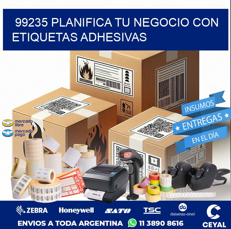 99235 PLANIFICA TU NEGOCIO CON ETIQUETAS ADHESIVAS