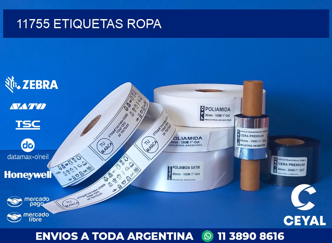 11755 ETIQUETAS ROPA
