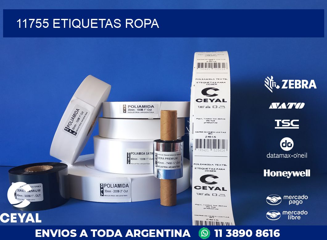 11755 ETIQUETAS ROPA