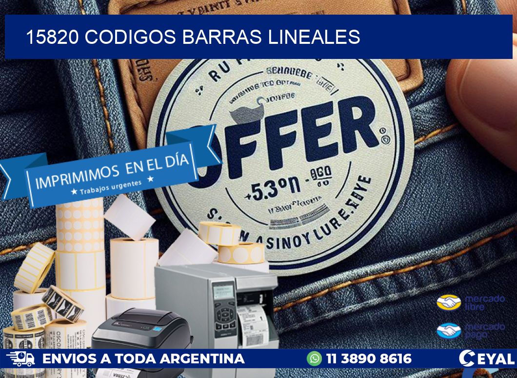15820 CODIGOS BARRAS LINEALES