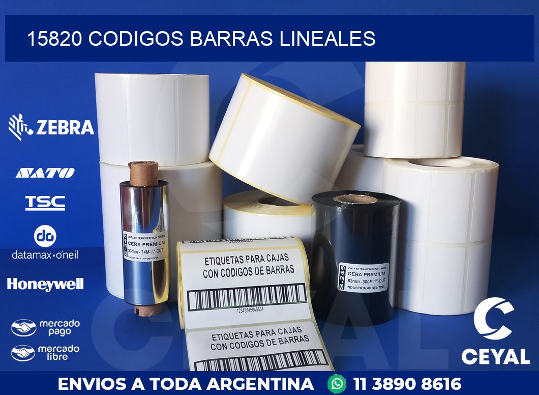 15820 CODIGOS BARRAS LINEALES