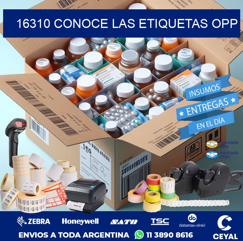 16310 CONOCE LAS ETIQUETAS OPP