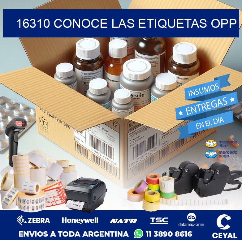 16310 CONOCE LAS ETIQUETAS OPP