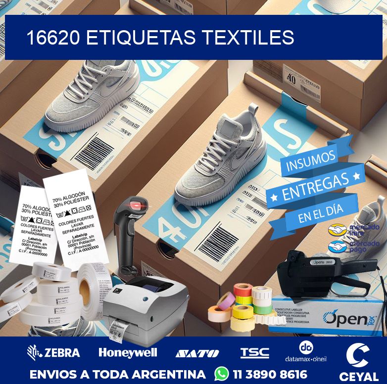 16620 ETIQUETAS TEXTILES