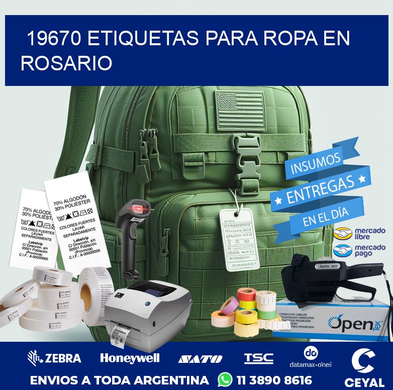 19670 ETIQUETAS PARA ROPA EN ROSARIO