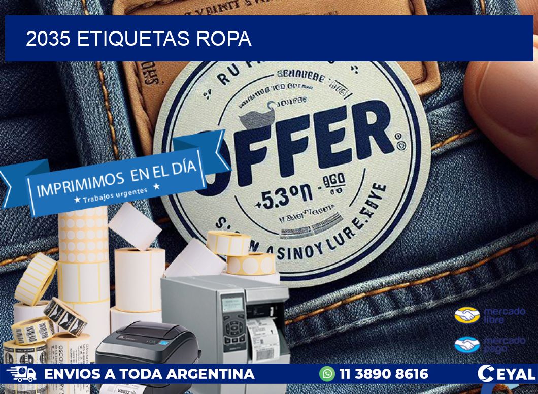 2035 ETIQUETAS ROPA